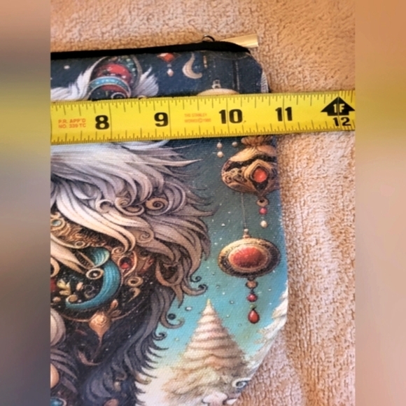 Bohemian Cat Canvas Makeup Bag - NEW - Picture 8 of 9